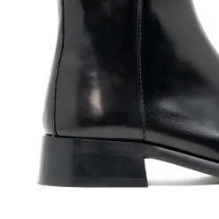 Walk London Abbey Zip Up Cuban Heel Boot Black Shop