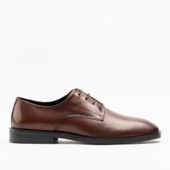 Walk London Alex Derby Shoe Brown Leather Discount