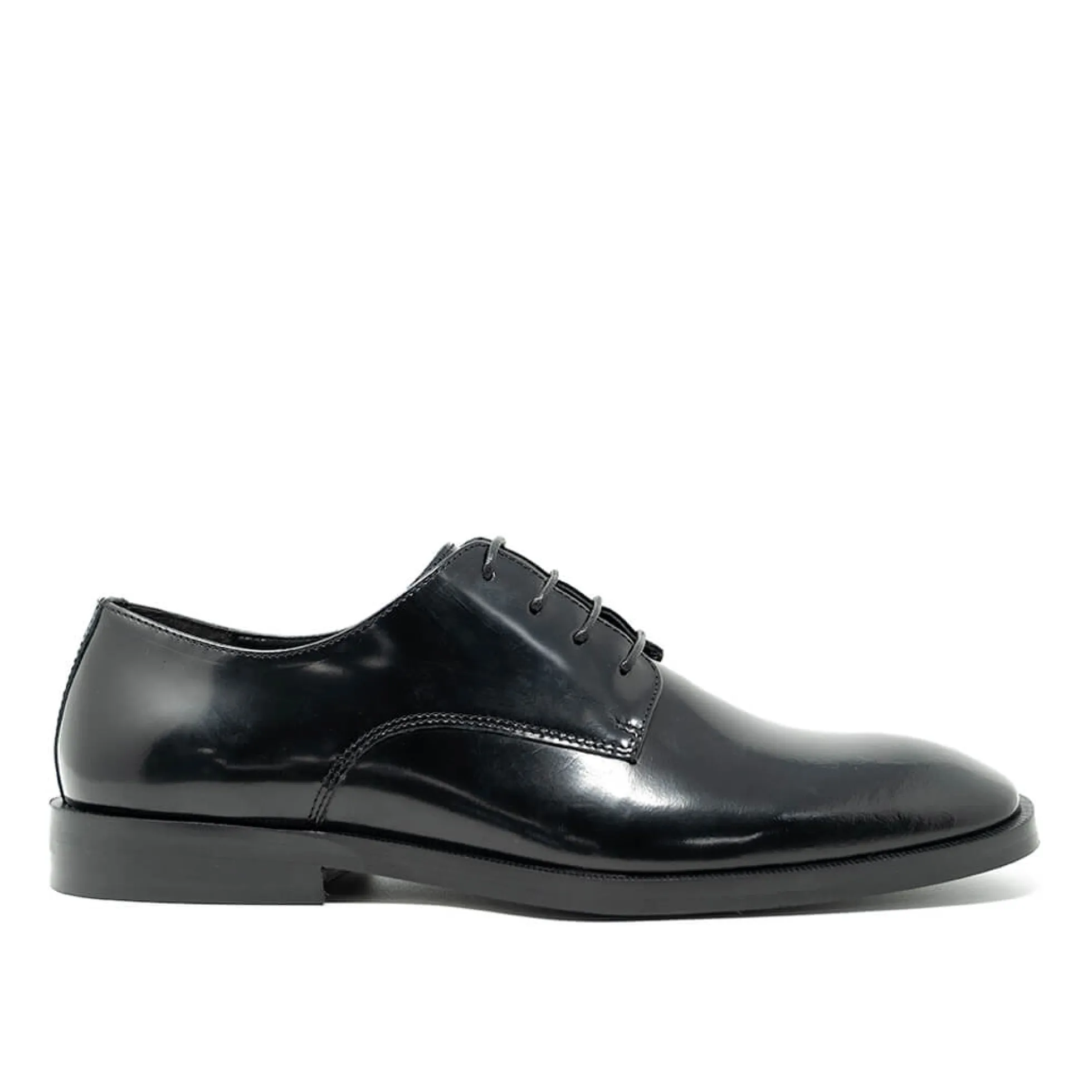 Walk London Alex Derby Shoe Black Leather Online