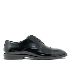 Walk London Alex Oxford Toe Cap Shoe Black Cheap