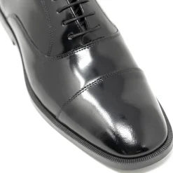 Walk London Alex Oxford Toe Cap Shoe Black Cheap