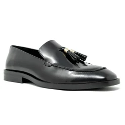 Walk London Alex Tassel Loafer Black Patent Leather Outlet