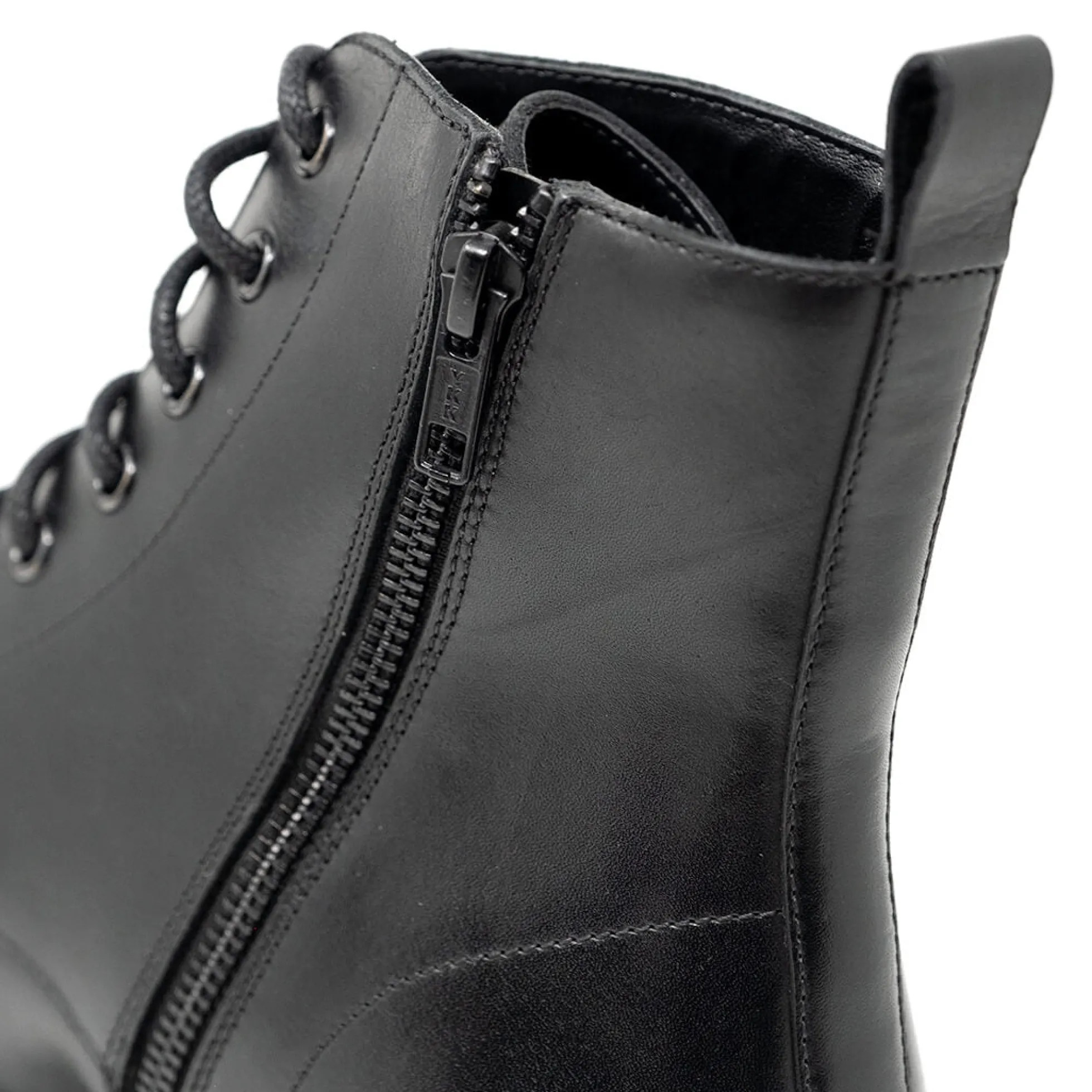 Walk London Astoria Lace Up Boot Black New