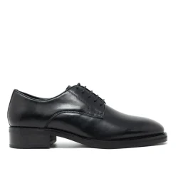 Walk London Austin Derby Shoe Black New