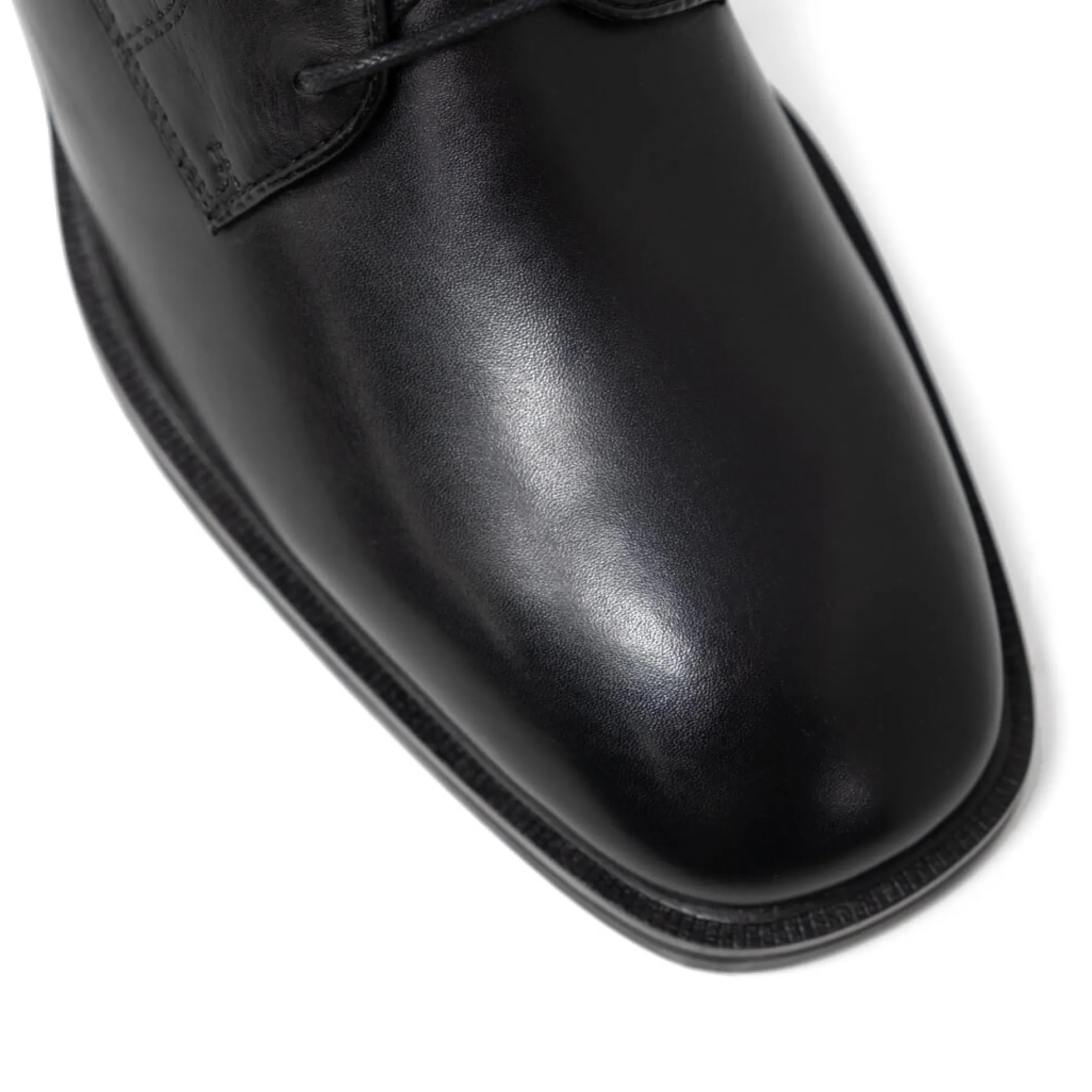 Walk London Austin Derby Shoe Black New
