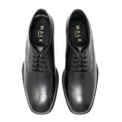 Walk London Austin Derby Shoe Black New