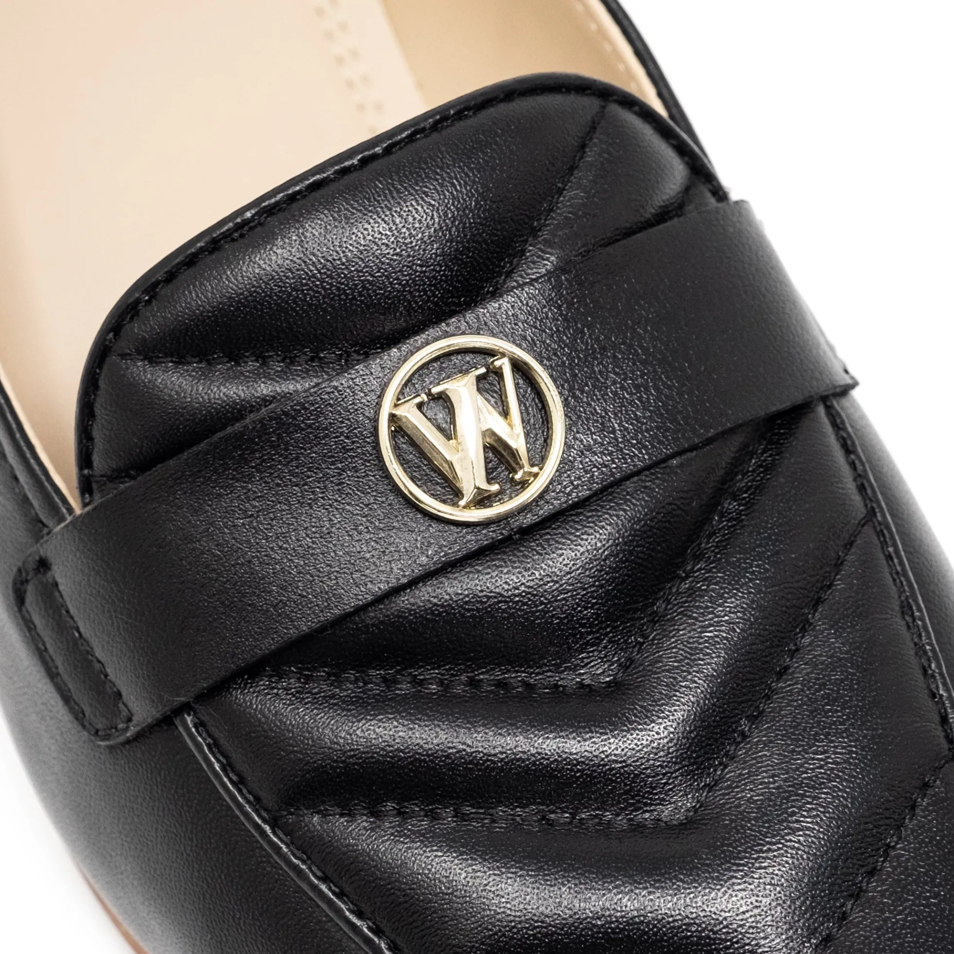 Walk London Bella Quilted Trim Loafer Shop