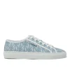 Walk London Boulevard Monogram Trainer Blue Store