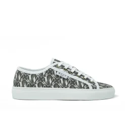 Walk London Boulevard Monogram Trainer Khaki Discount