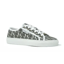 Walk London Boulevard Monogram Trainer Khaki Discount