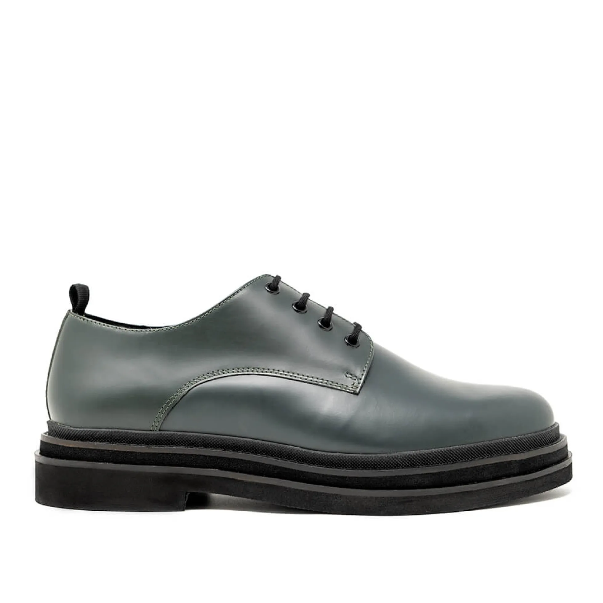Walk London Brooklyn Derby Shoe Green Sale