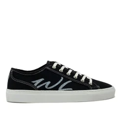 Walk London Cabana Sneaker Black Fashion