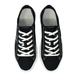 Walk London Cabana Sneaker Black Fashion
