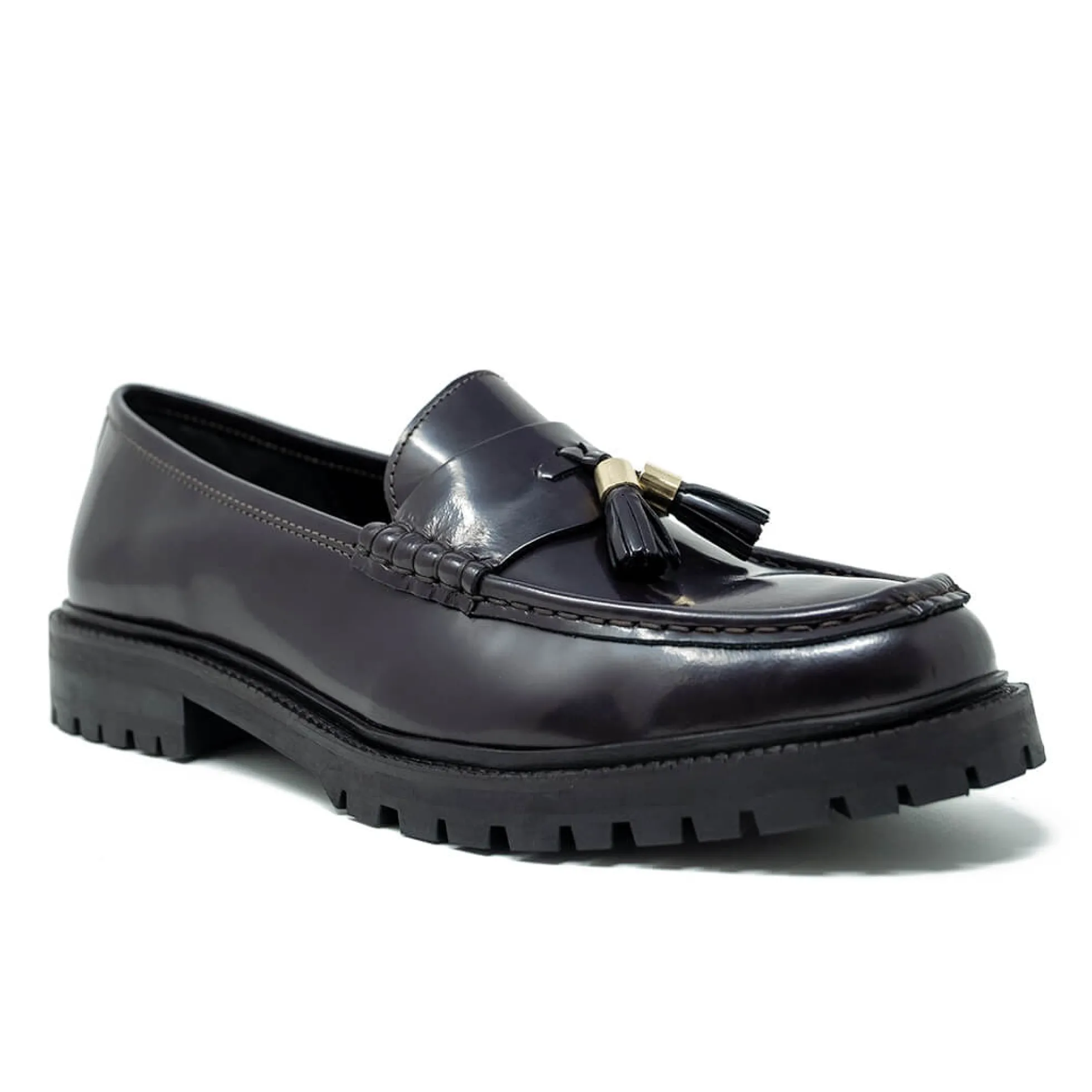 Walk London Campus Tassel Loafer Burgundy Outlet