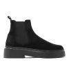 Walk London Club Chelsea Boot Black Nubuck Best