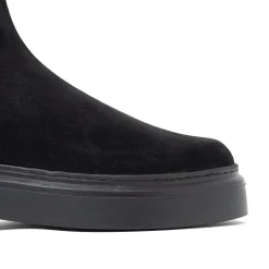 Walk London Club Chelsea Boot Black Nubuck Best
