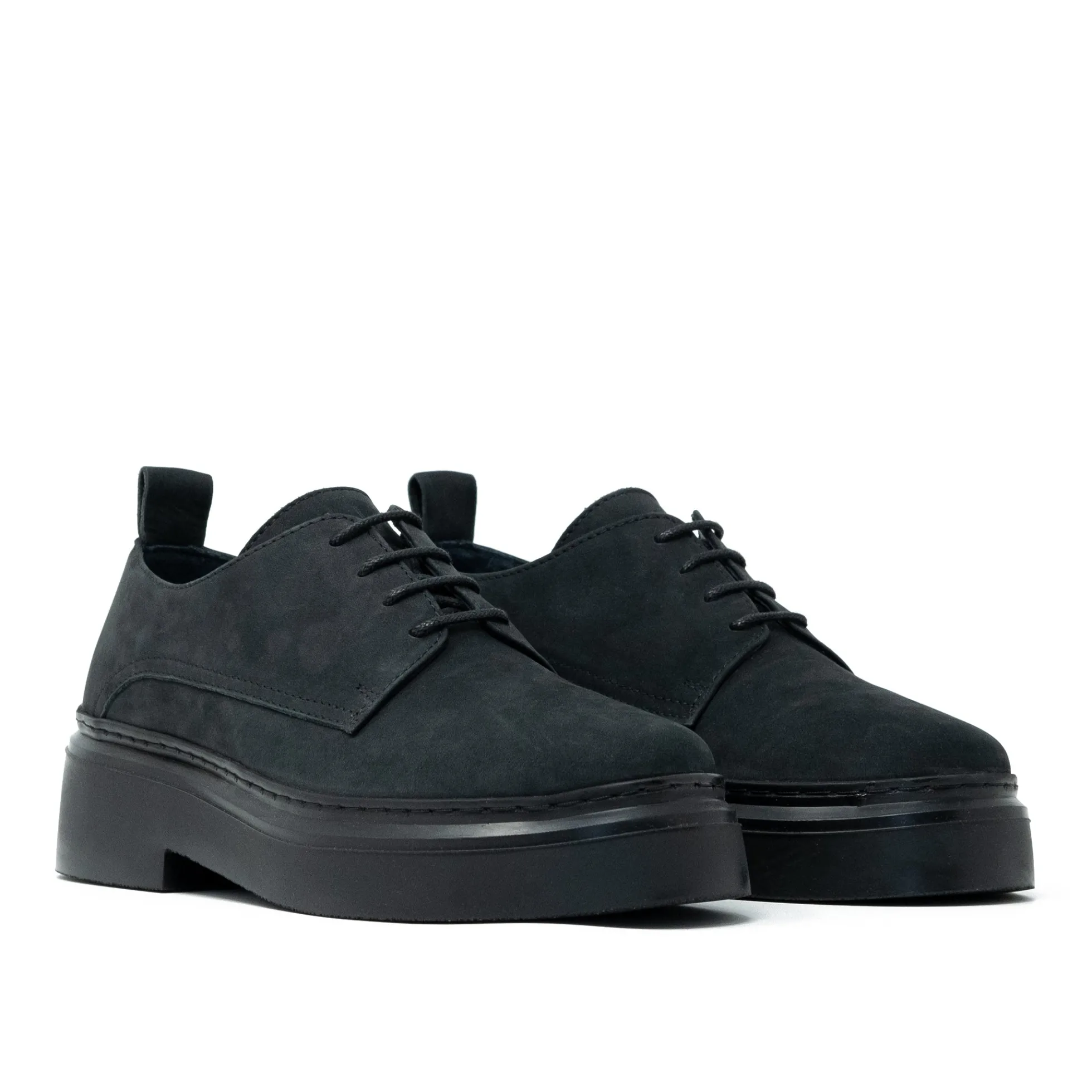 Walk London Club Derby Shoe Black Discount