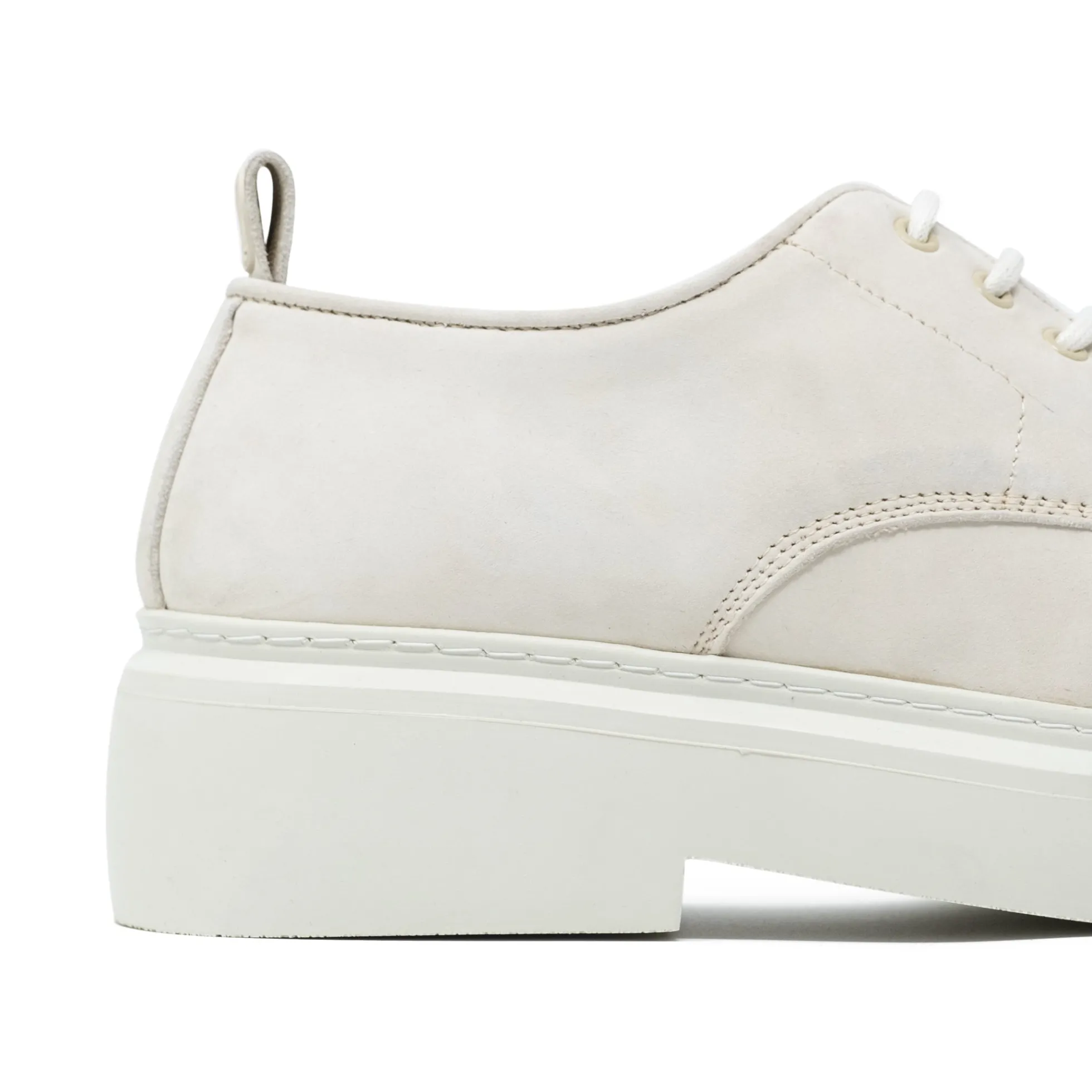Walk London Club Derby Shoe Off White Nubuck Hot