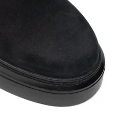 Walk London Club Derby Shoe Black Nubuck Store