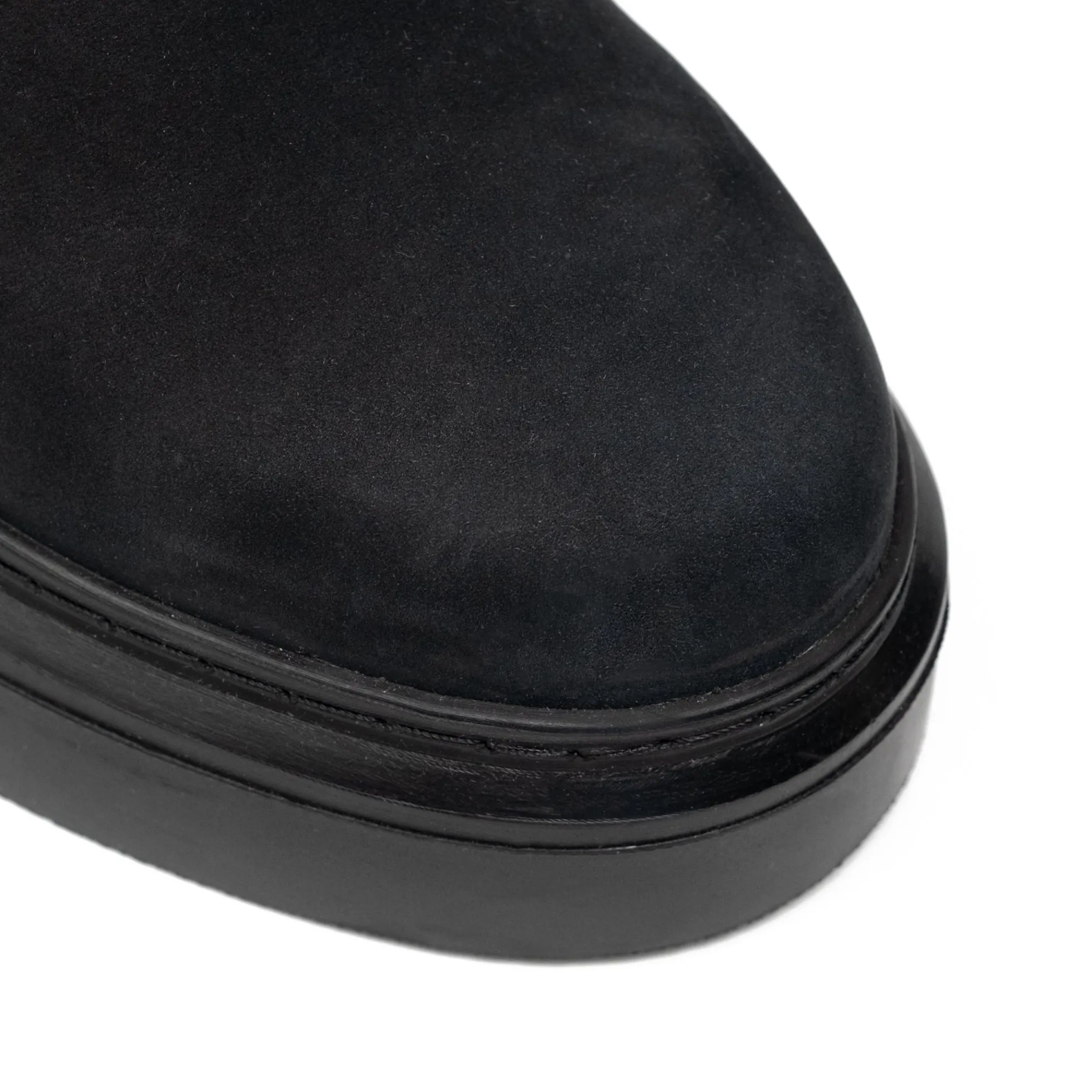 Walk London Club Derby Shoe Black Nubuck Store