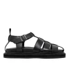 Walk London Copenhagen Fisherman Sandal Black Hot