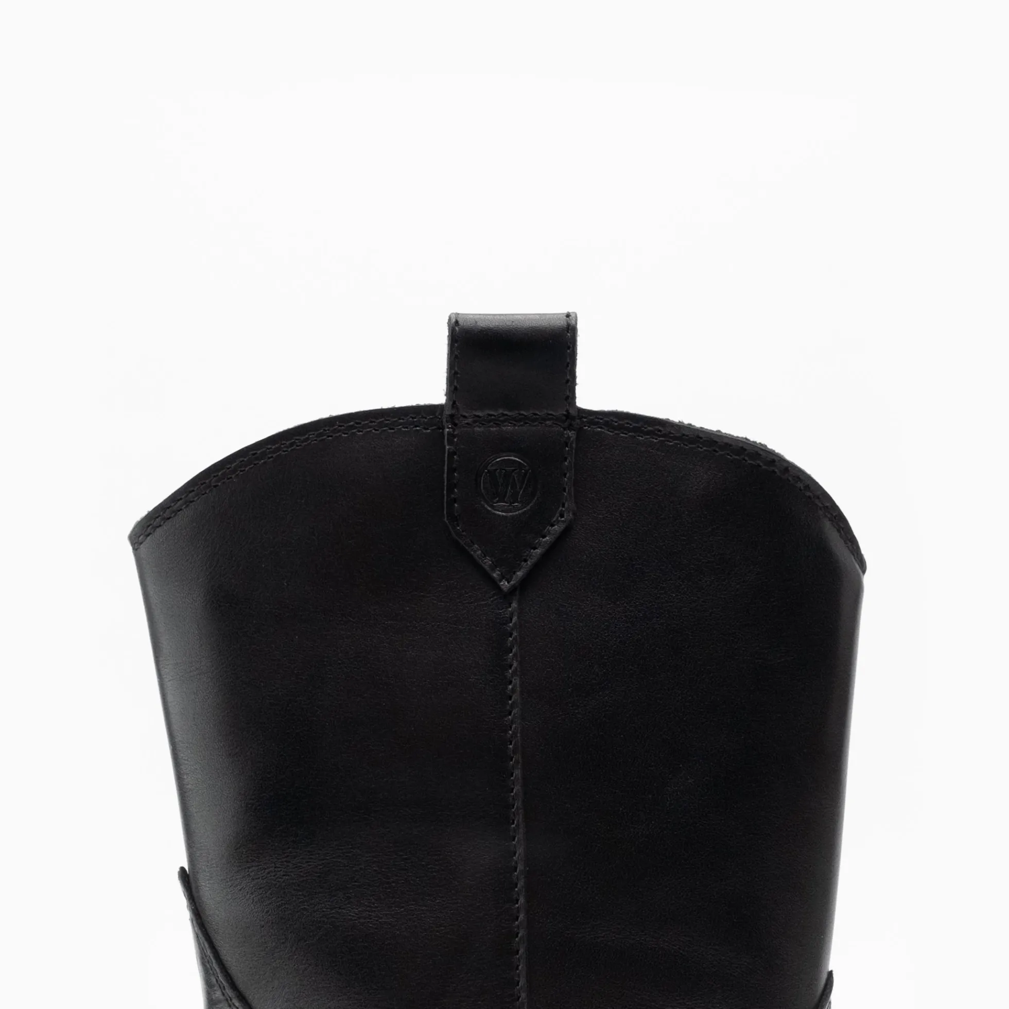 Walk London Cora Western Boot Black Leather Hot
