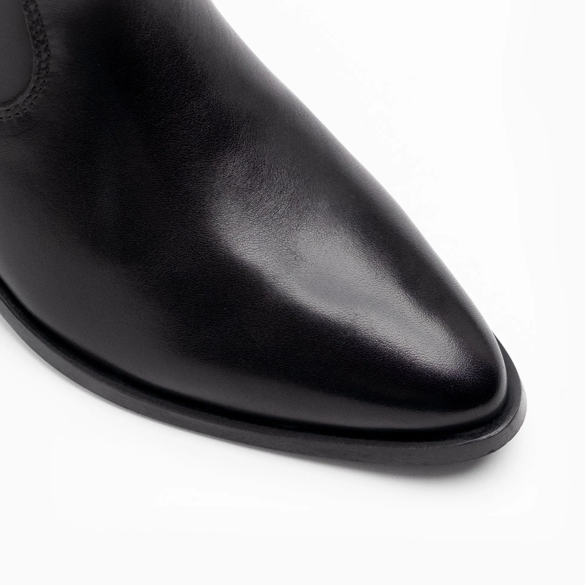 Walk London Cora Western Boot Black Leather Hot