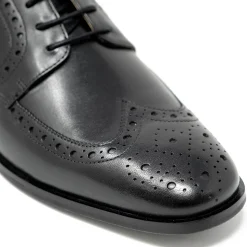Walk London Florence Brogue Shoe Black Shop