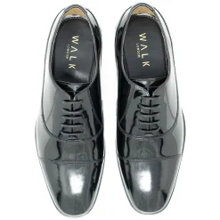 Walk London Florence Oxford Toe Cap Shoe Black Hot