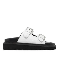 Walk London Garda Sandal White Cheap