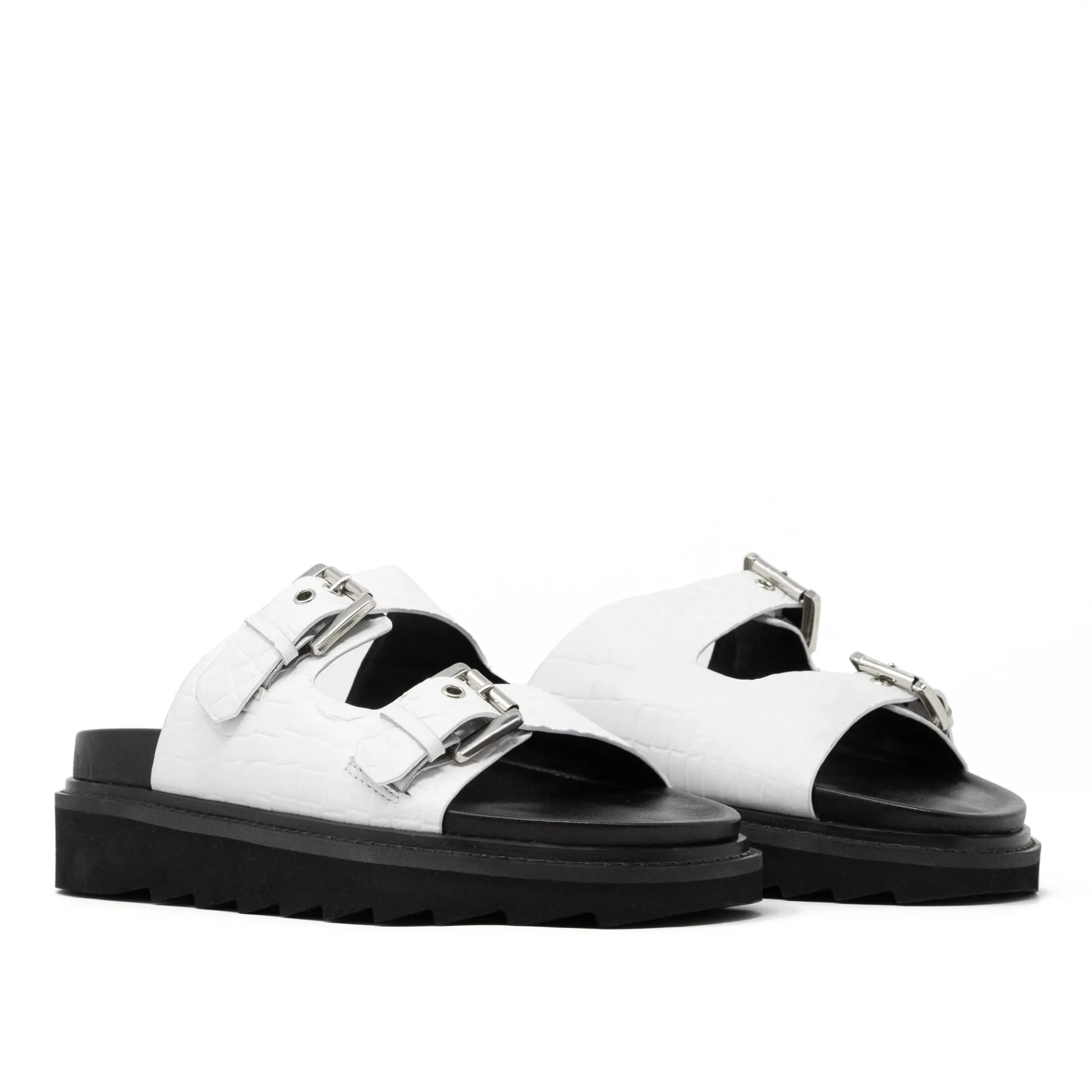 Walk London Garda Sandal White Fashion