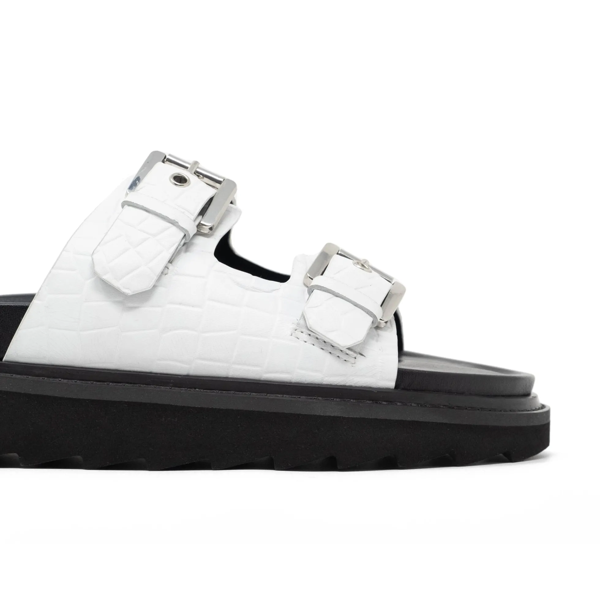 Walk London Garda Sandal White Cheap