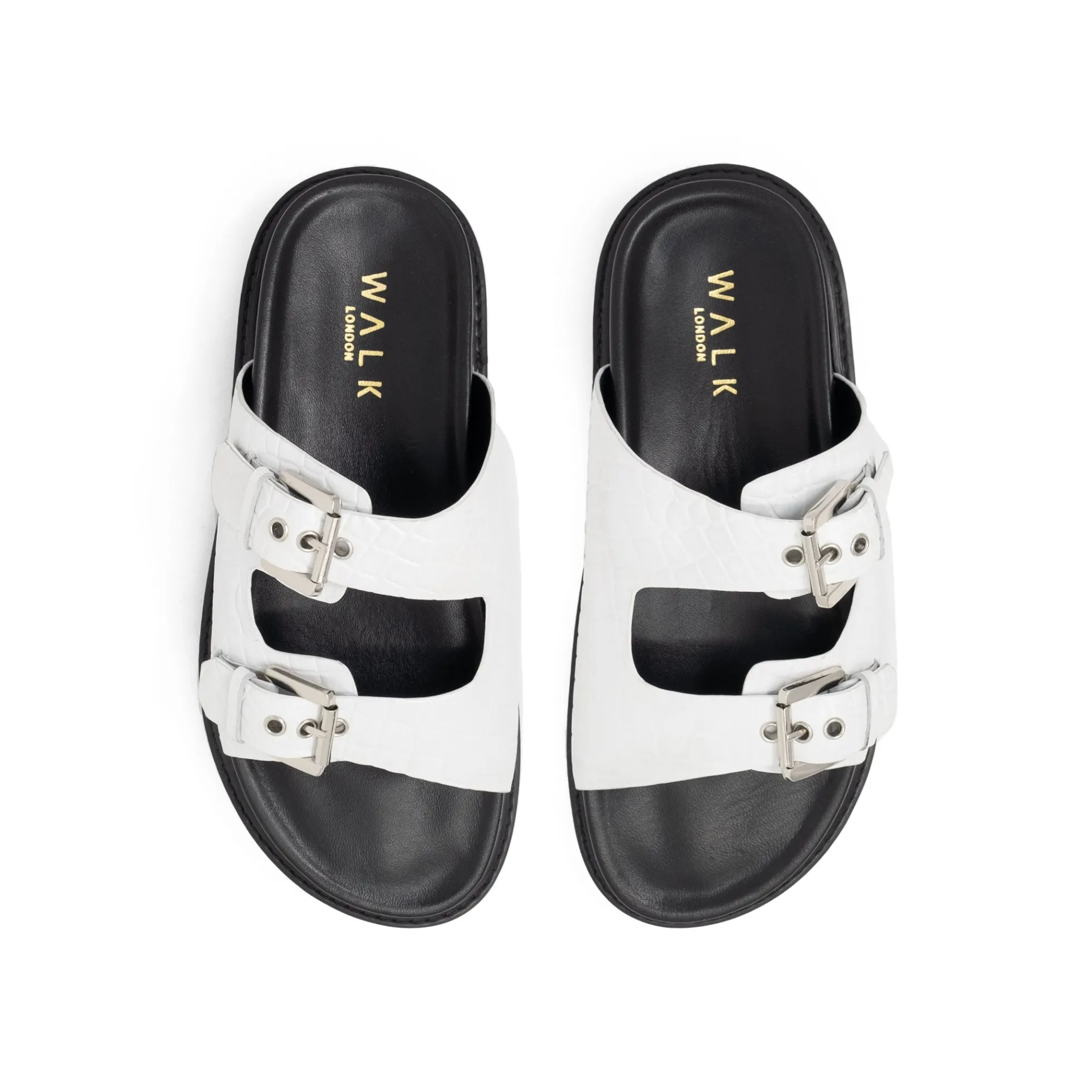 Walk London Garda Sandal White Fashion