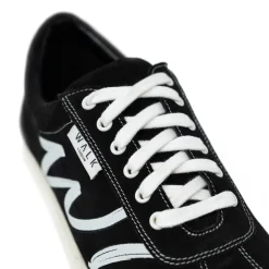 Walk London Hawk Sneaker Black Suede Flash Sale