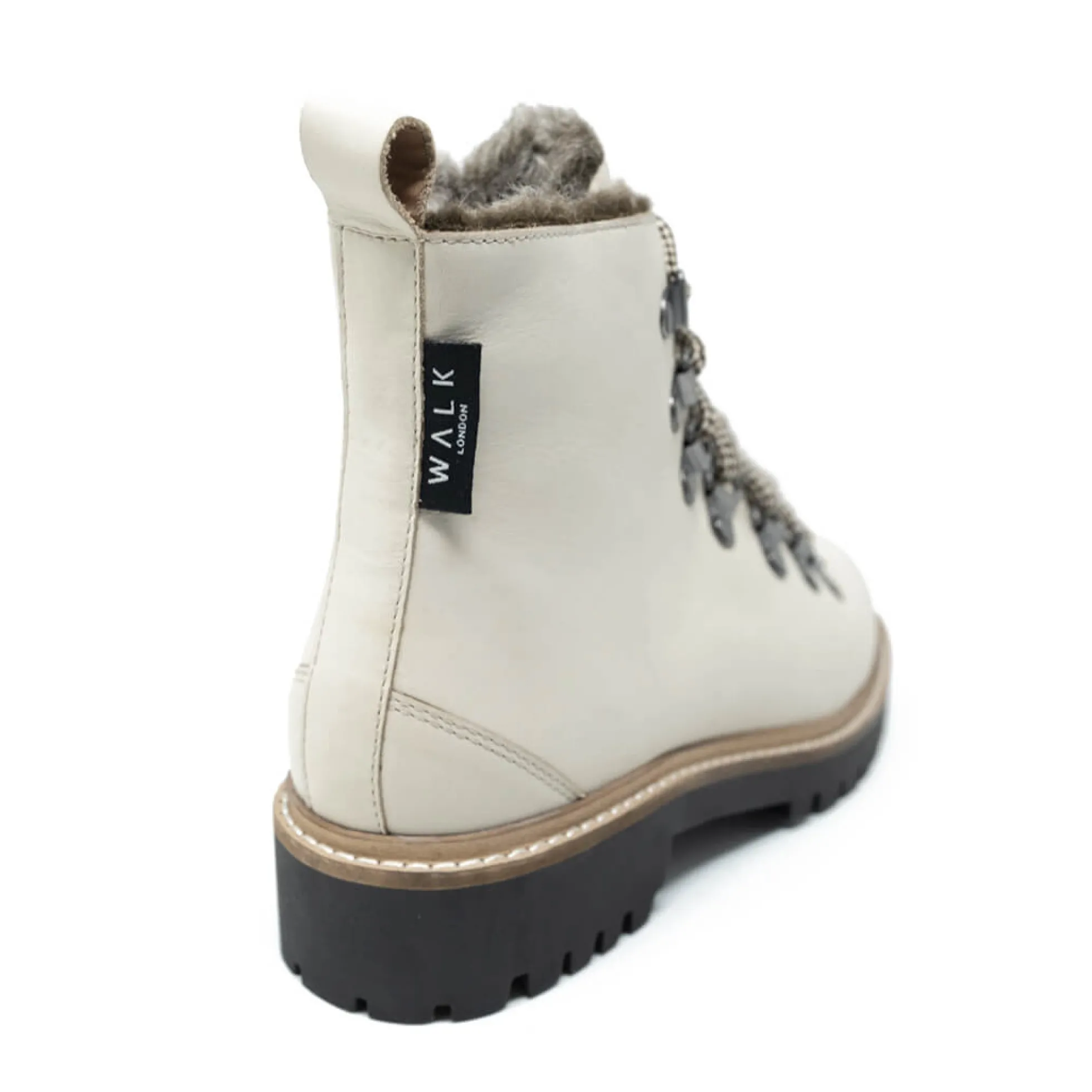 Walk London Holly Hiking Boot Off White Best Sale