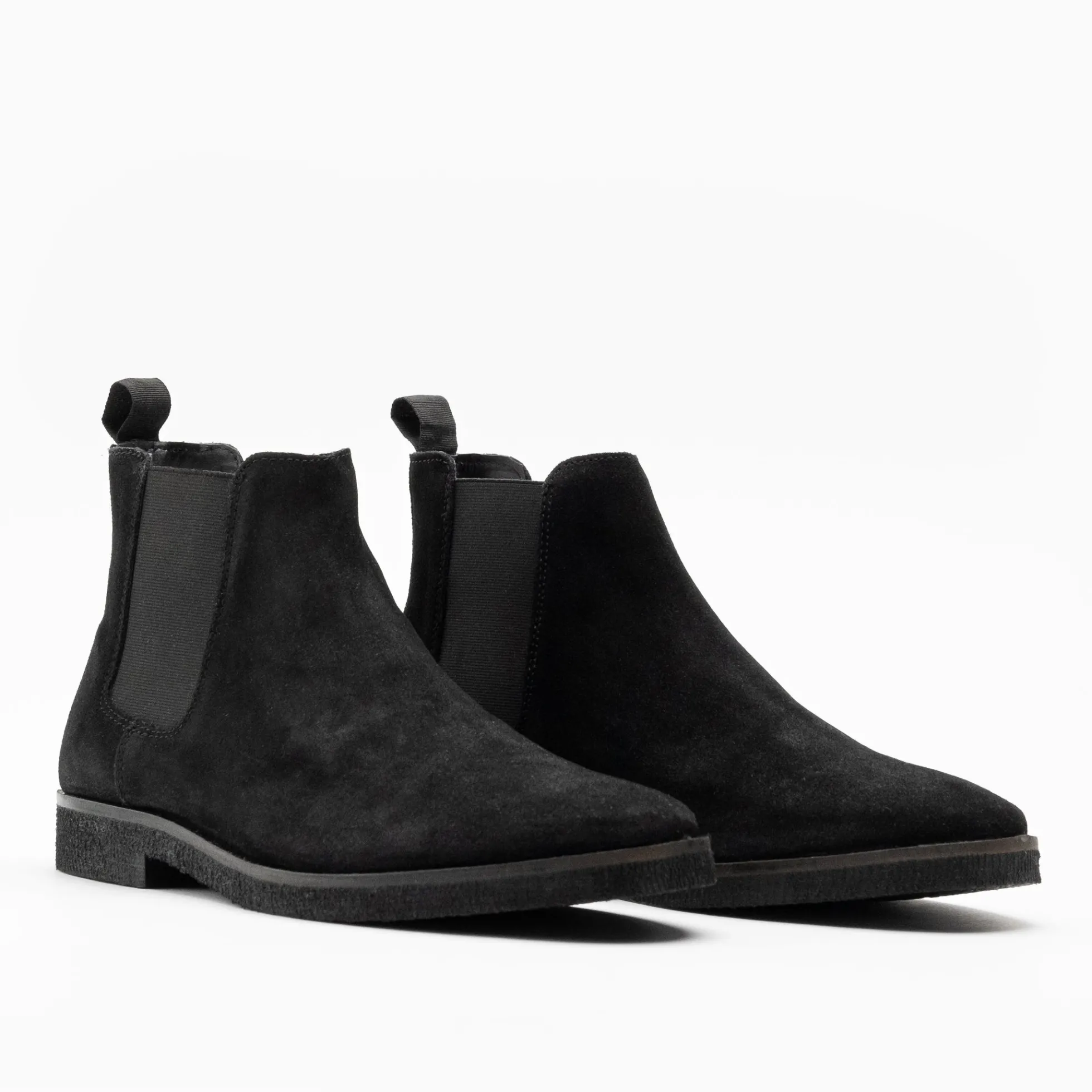 Walk London Hornchurch Chelsea Boot Black Suede Online
