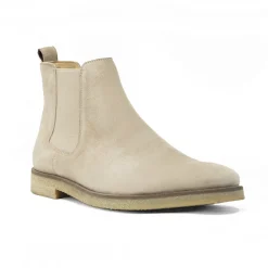 Walk London Hornchurch Chelsea Boot Stone Suede Store