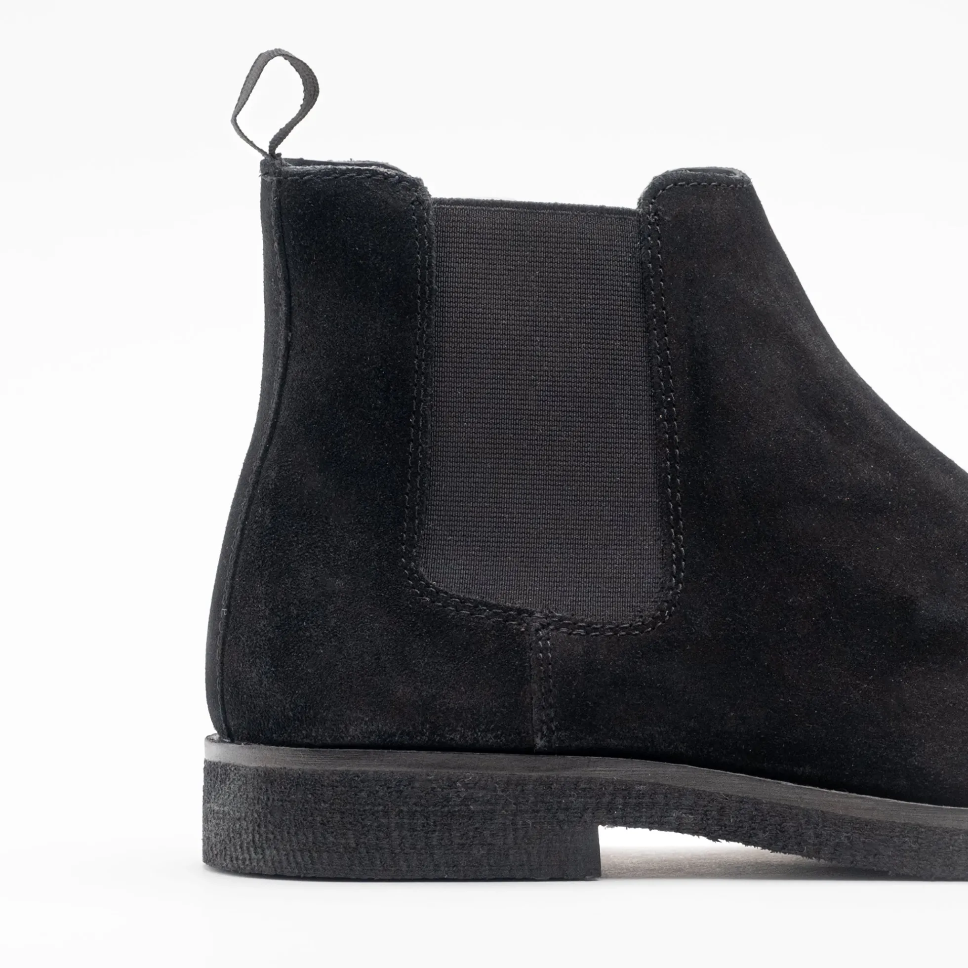 Walk London Hornchurch Chelsea Boot Black Suede Online