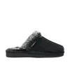 Walk London Isla Slipper Black Suede Flash Sale