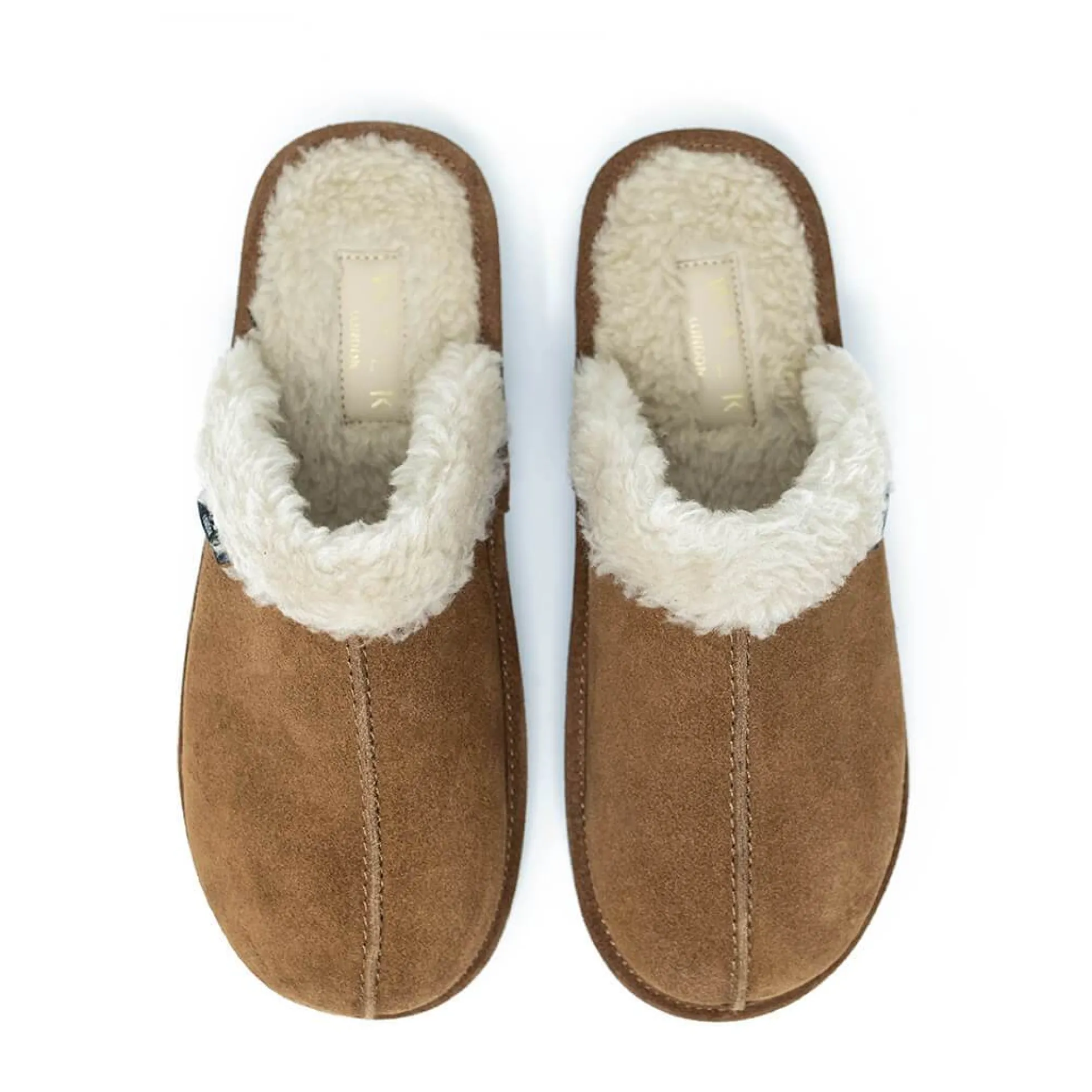 Walk London Isla Slipper Tan Suede Flash Sale