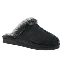 Walk London Isla Slipper Black Suede Flash Sale