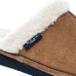 Walk London Isla Slipper Tan Suede Flash Sale
