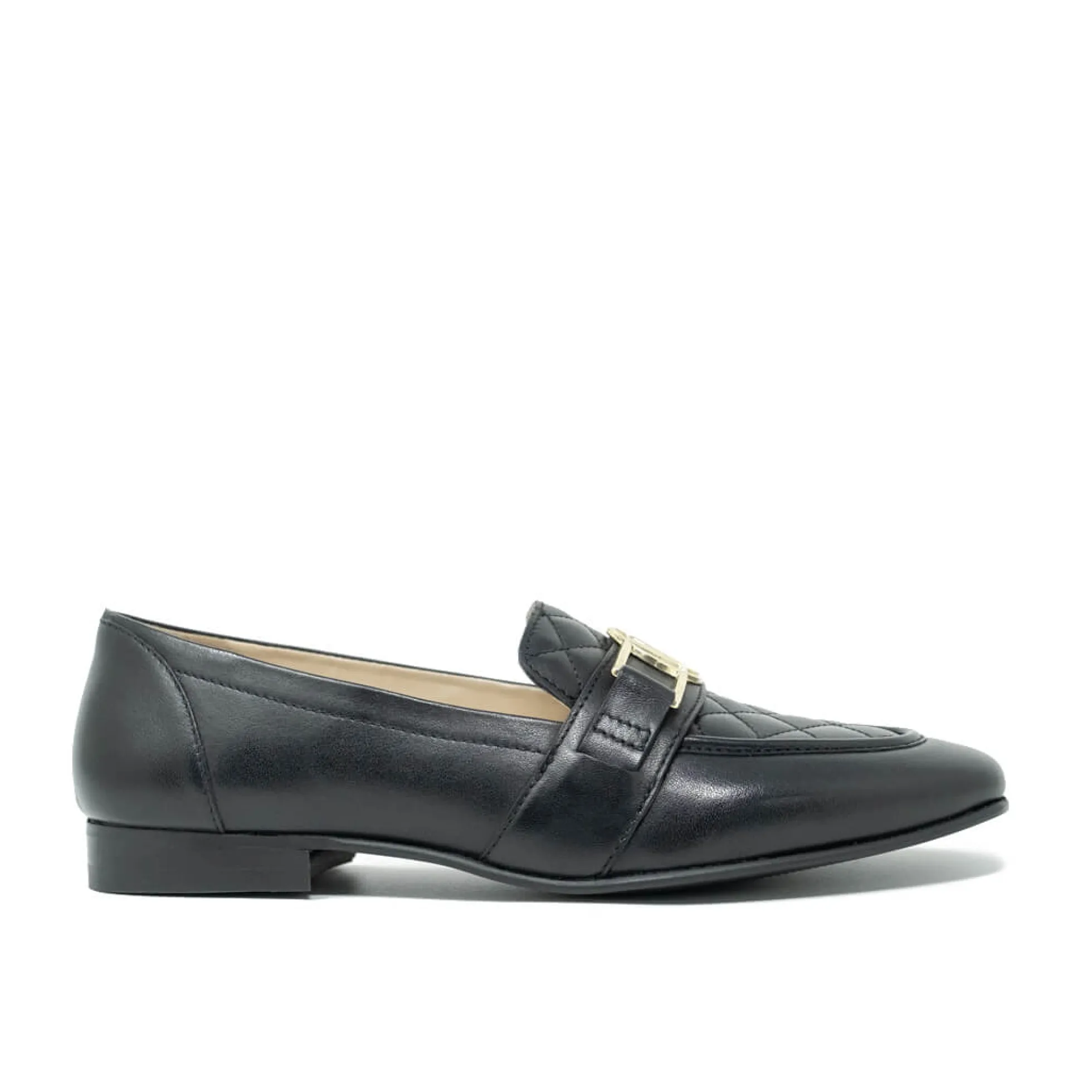Walk London Jessie Trim Loafer Black Hot