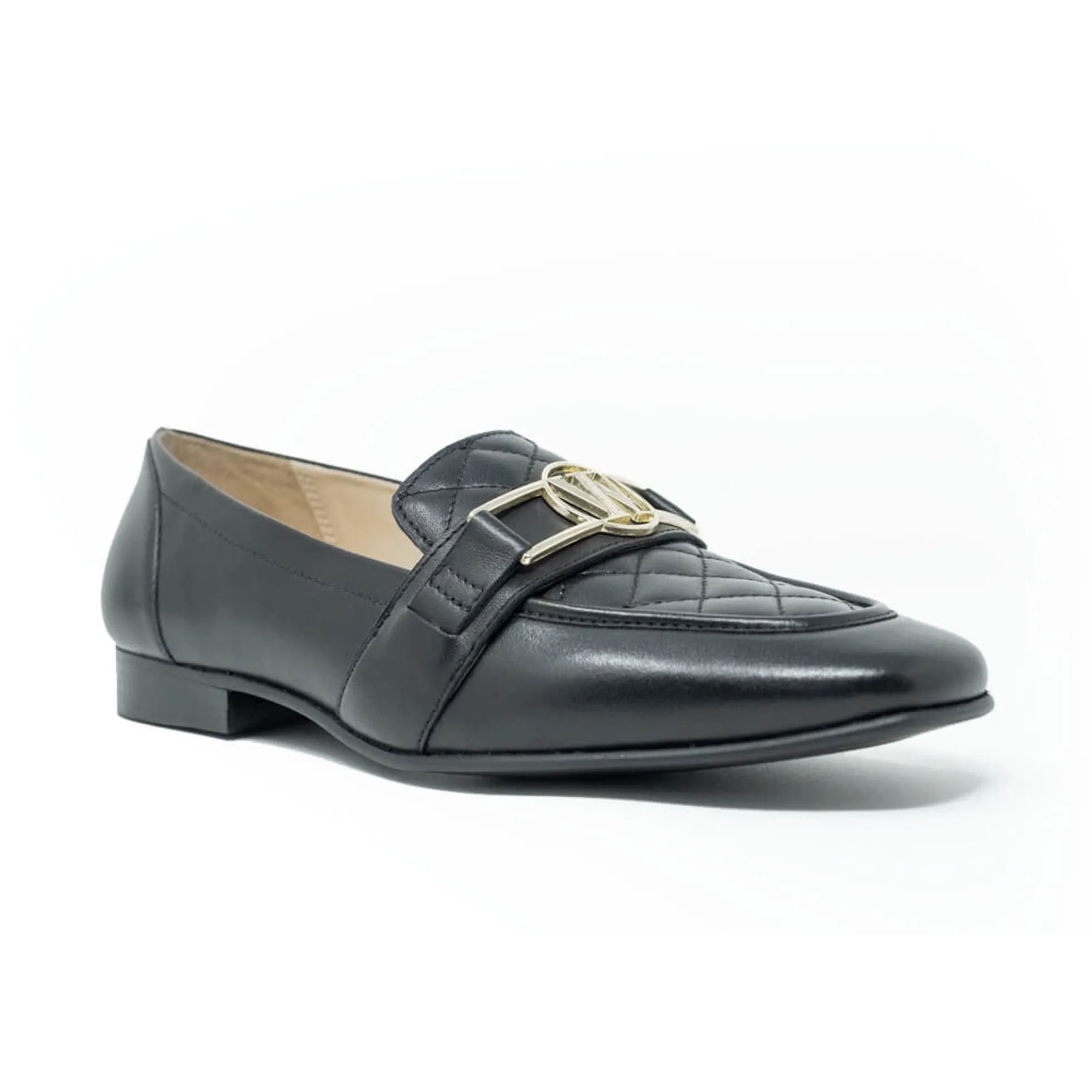 Walk London Jessie Trim Loafer Black Hot