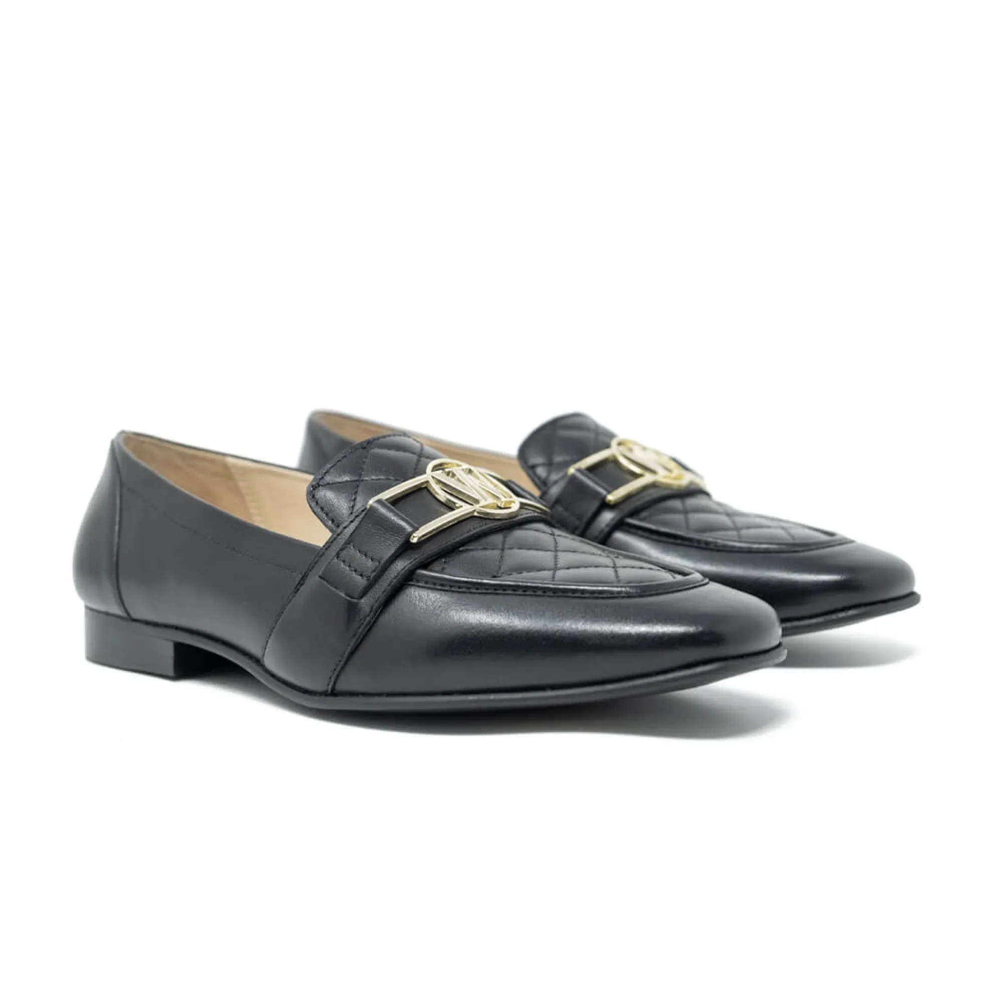 Walk London Jessie Trim Loafer Black Hot