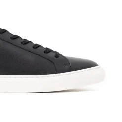 Walk London Kensington Sneaker Black Leather Outlet