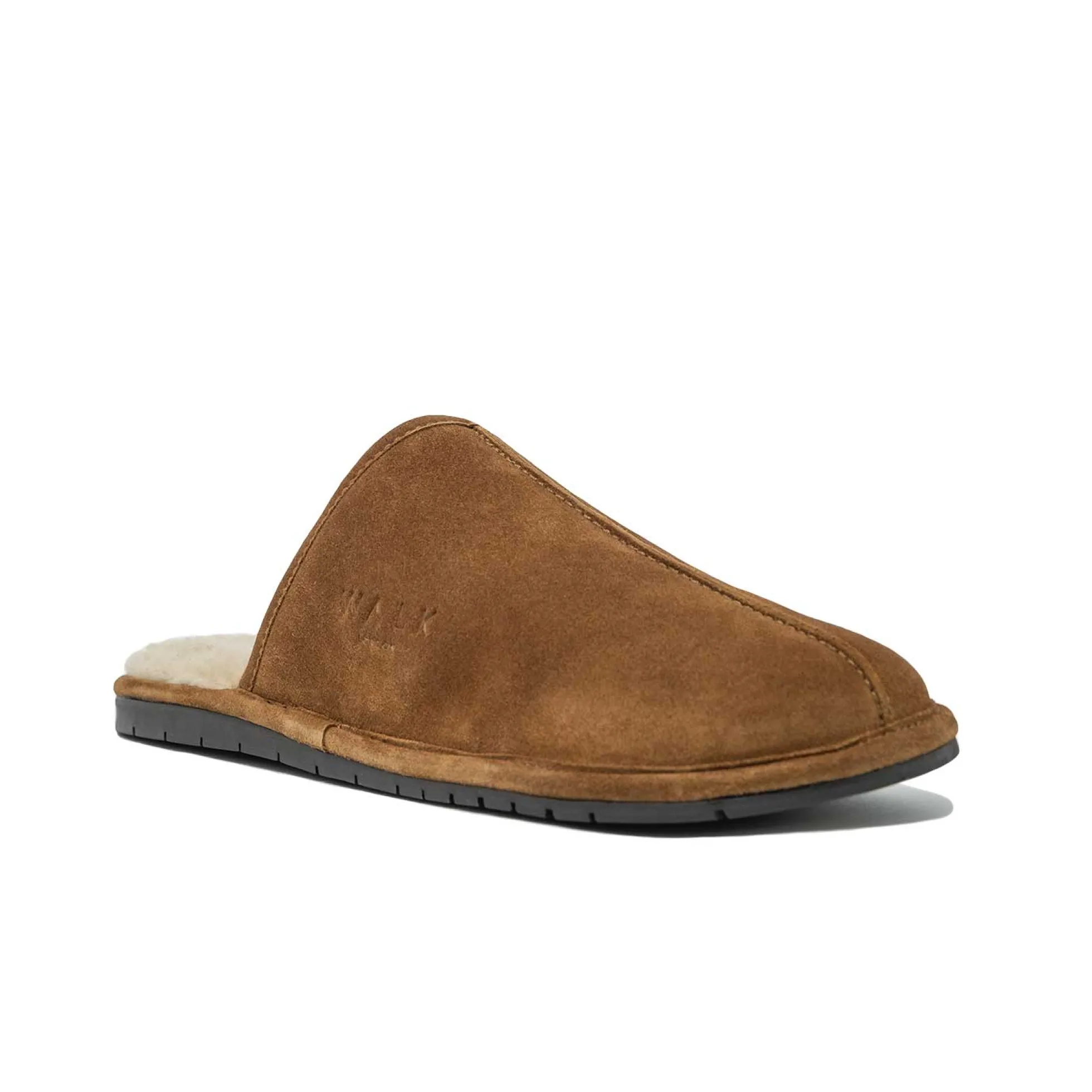 Walk London Langley Slipper Tan Suede Discount