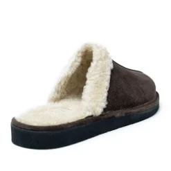 Walk London Leyton Slipper Brown Suede Fashion