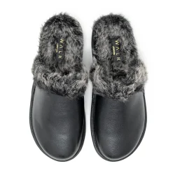 Walk London Leyton Slipper Black Leather Online
