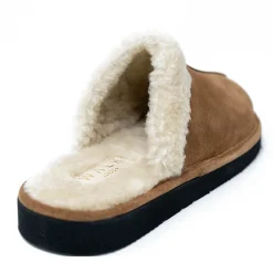 Walk London Leyton Slipper Tan Suede New